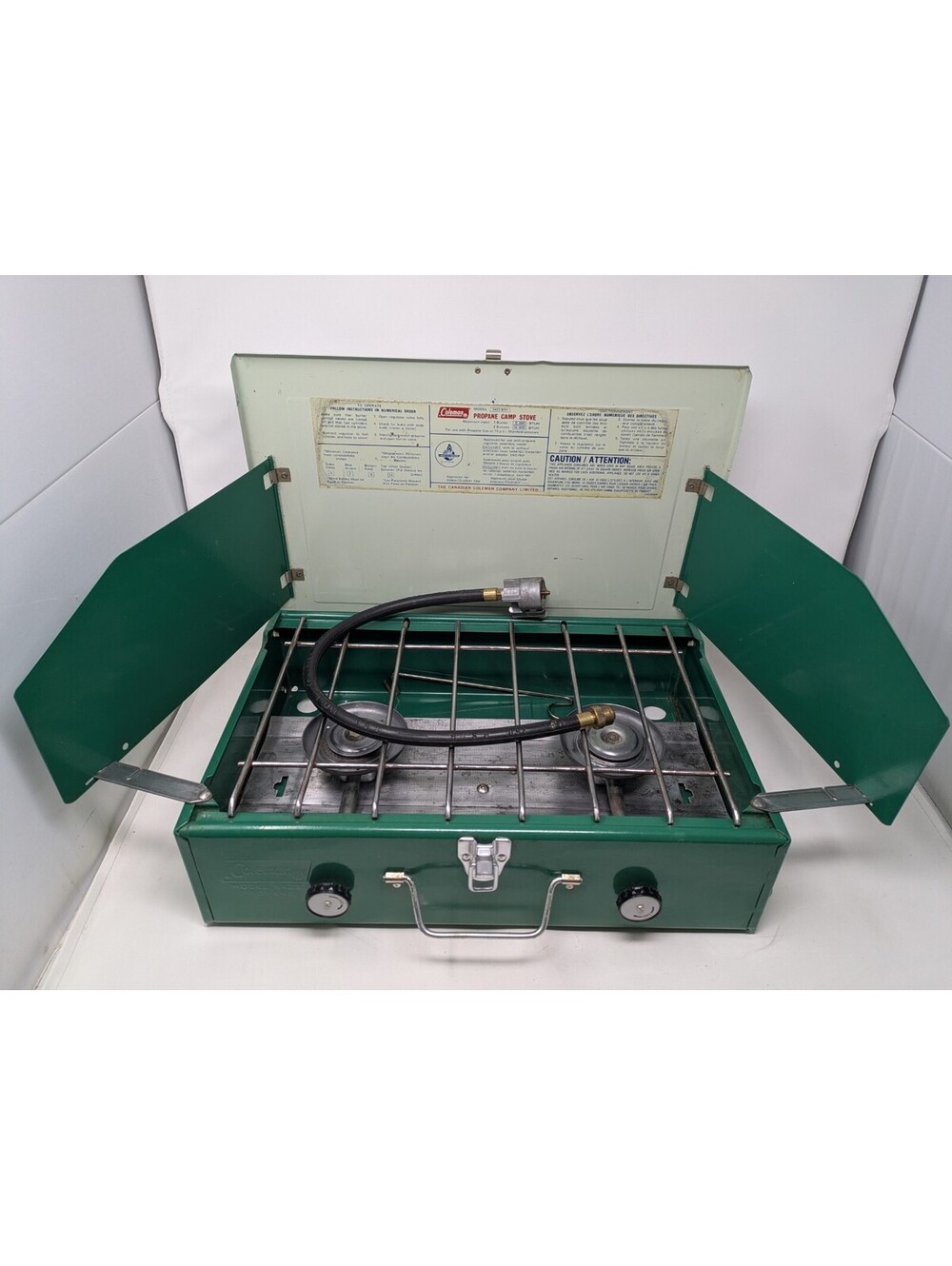 Vintage Coleman Propane Camp Stove  5423-B701 1970s Camping Collectible
